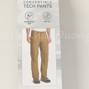 Eddie Bauer convertible‎ men tech pant TAN